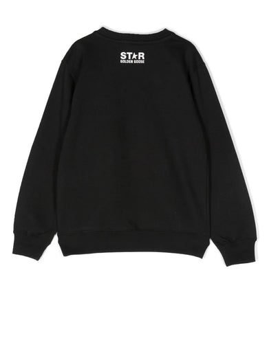 Crew-neck sweatshirt with print