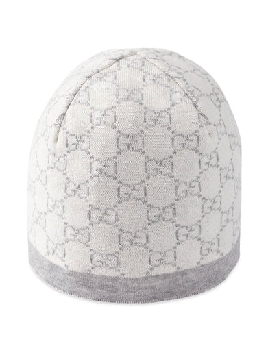 Baby GG pattern wool hat