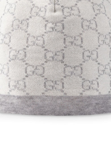 Baby GG pattern wool hat