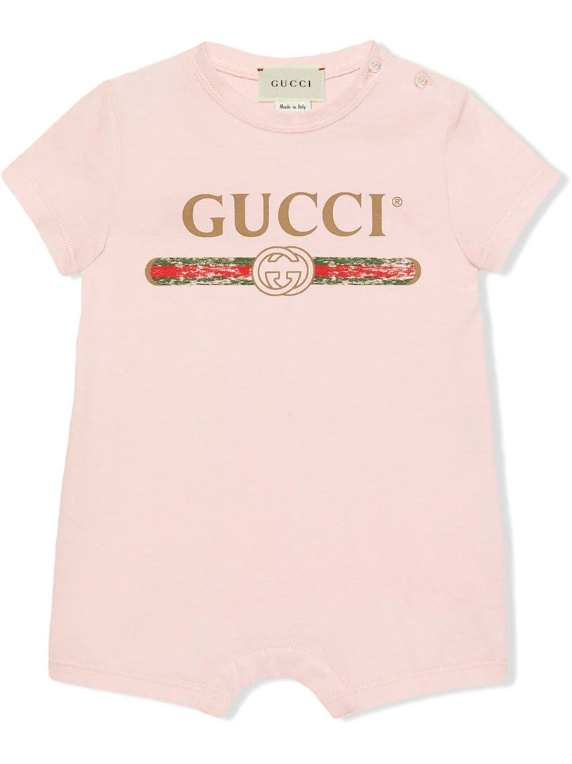 Baby gift set with Gucci logo