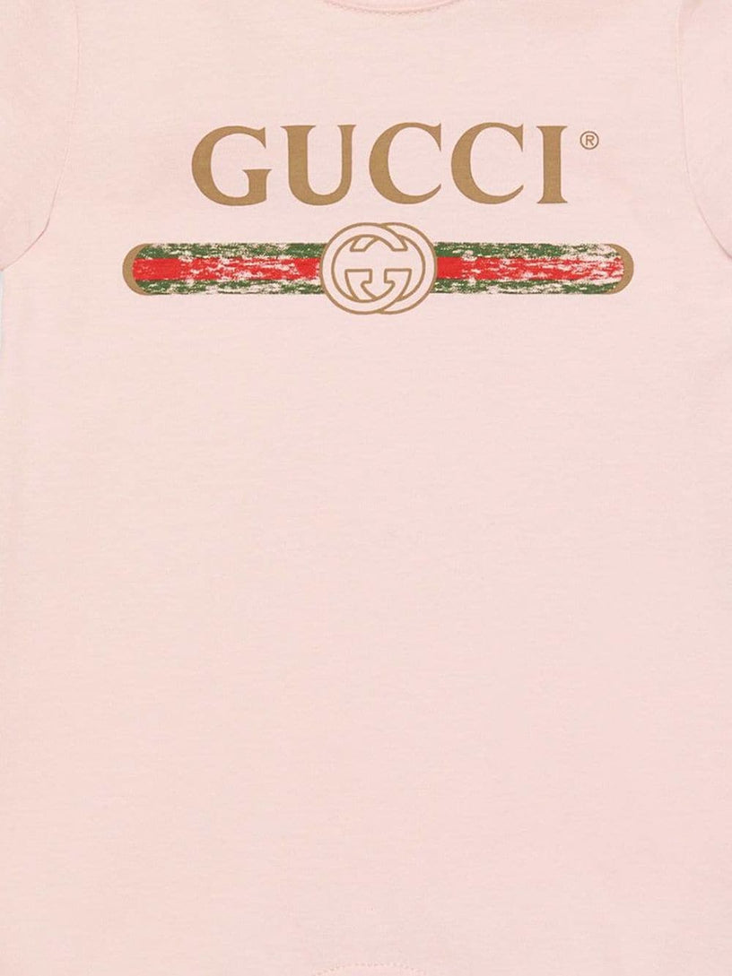 Baby gift set with Gucci logo