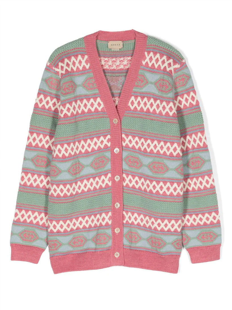 Gucci Kids Interlocking g cardigan