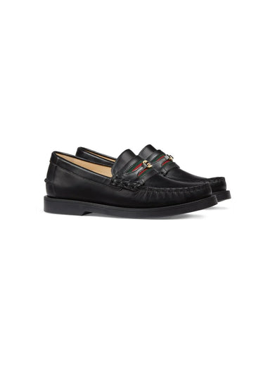 Interlocking G Web loafer