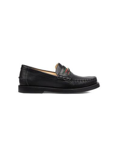 Interlocking G Web loafer