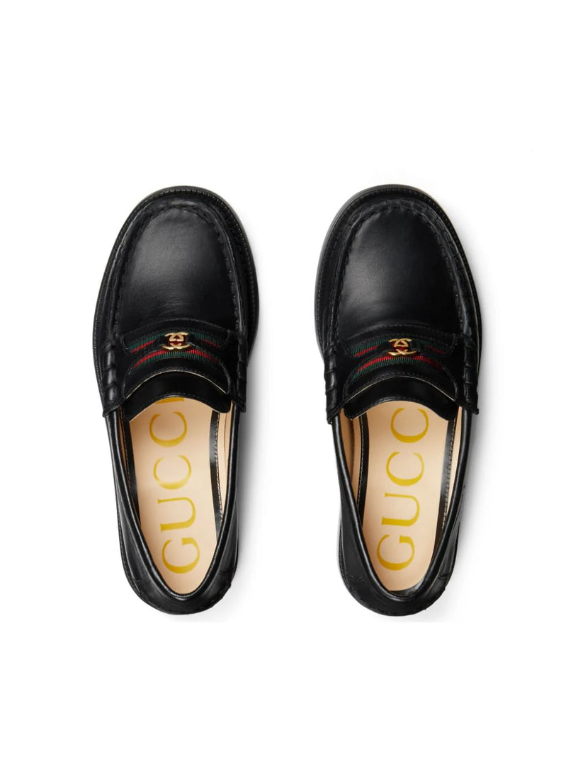 Interlocking G Web loafer