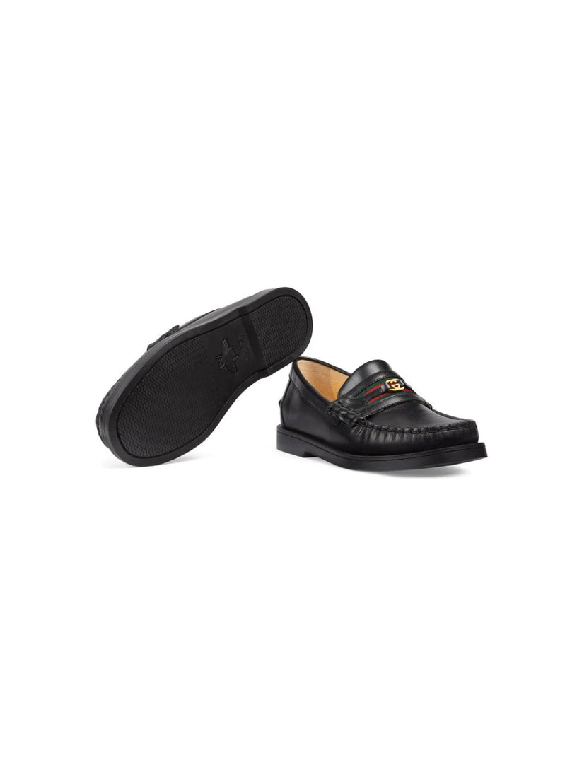 Interlocking G Web loafer