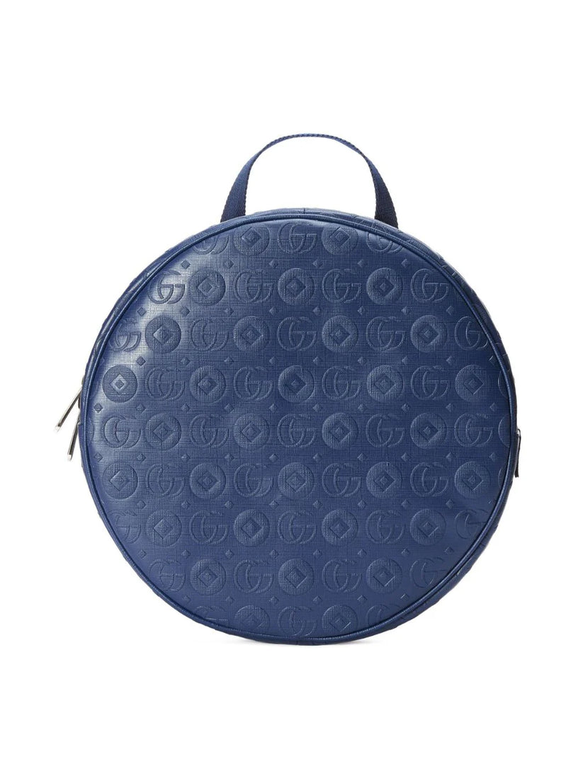 Double G geometric round backpack