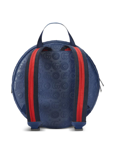 Double G geometric round backpack