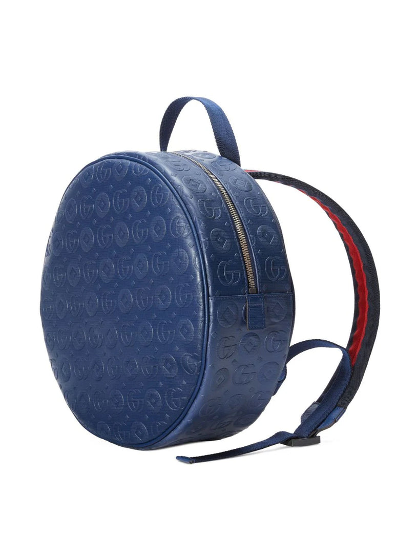 Double G geometric round backpack