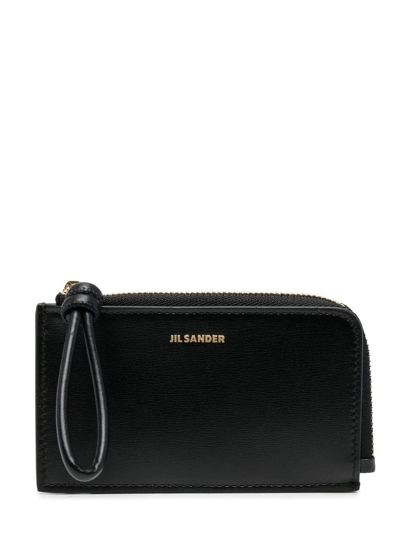 JIL SANDER Card holder on nappa leather strap