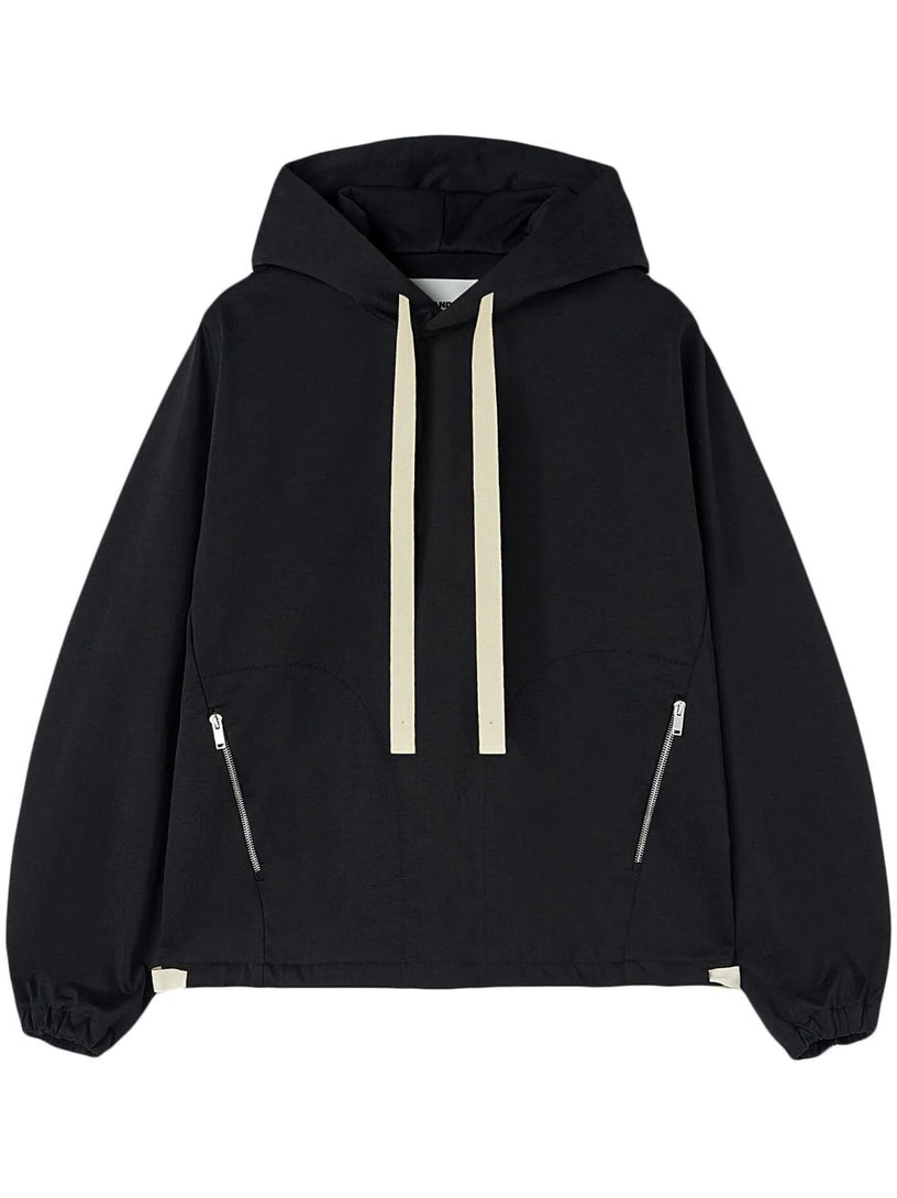 JIL SANDER Jersey hoodie