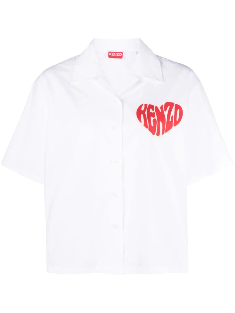 KENZO Heart Hawaiian shirt