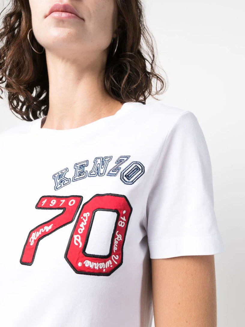 "Kenzo Academy" embroidered t-shirt