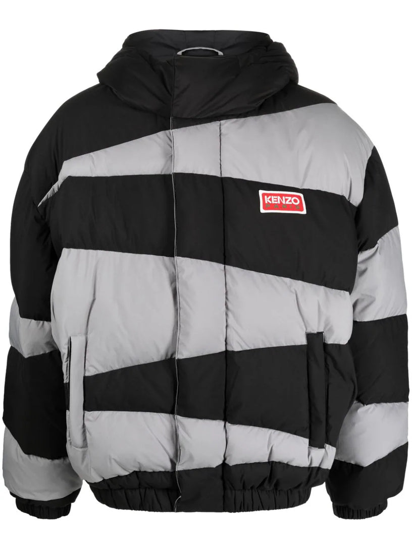 'KENZO Dazzle Stripe' hooded parka