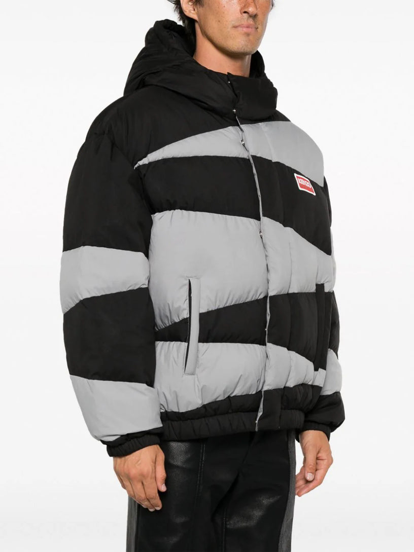 'KENZO Dazzle Stripe' hooded parka