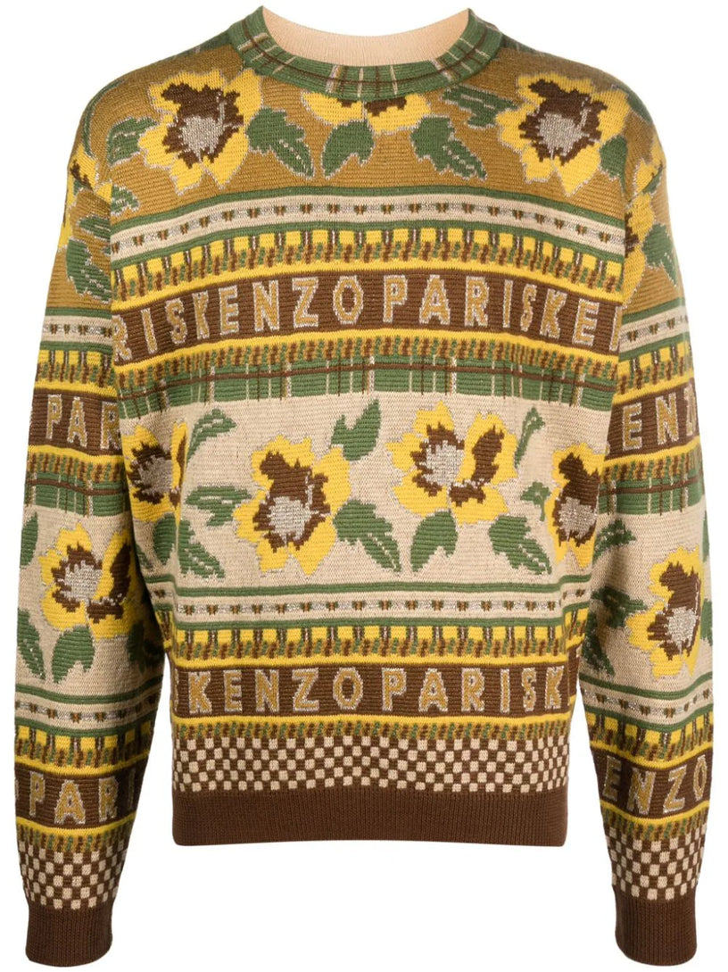 KENZO 'fairisle' jumper