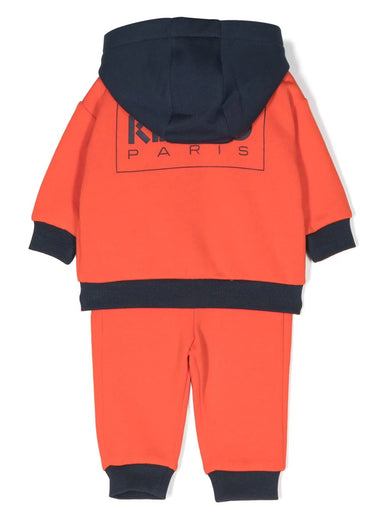 Colour-block tracksuit set