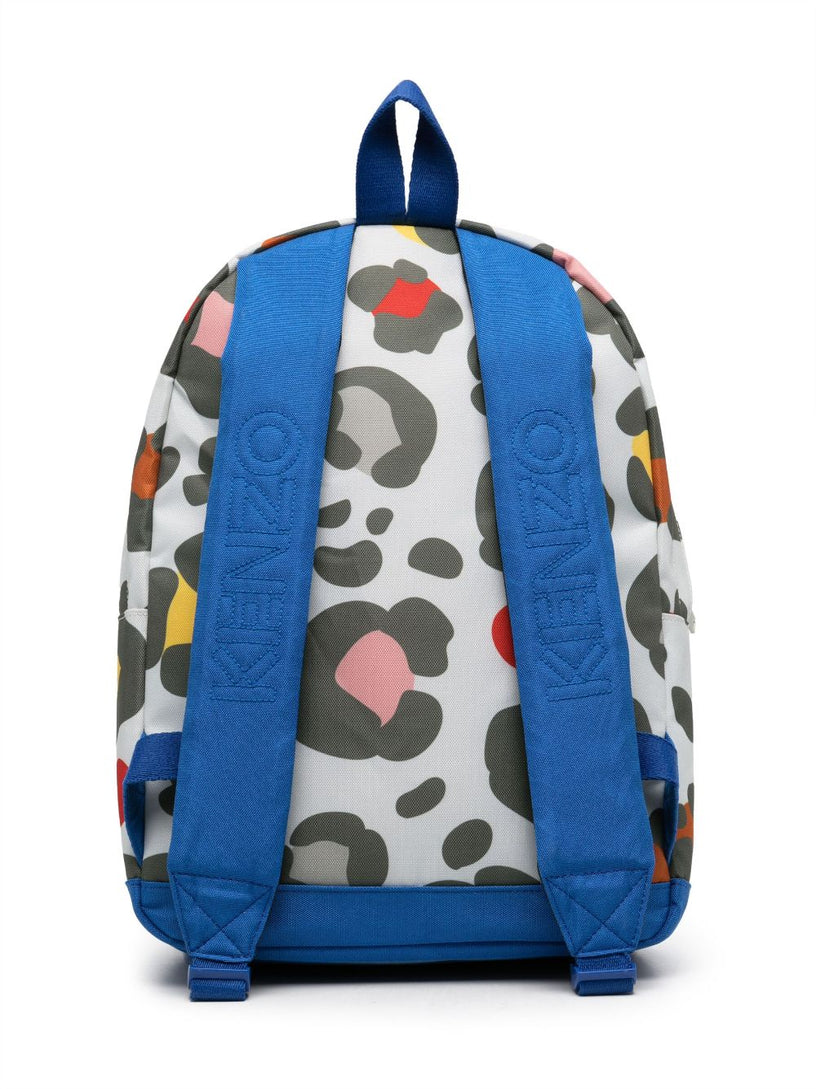 Leopard-print backpack