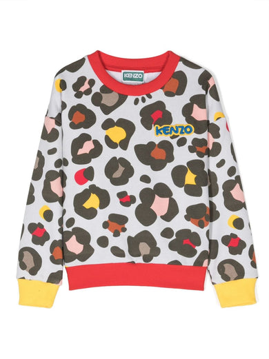 'Tokyo Paris Flower Animal Skin' sweatshirt