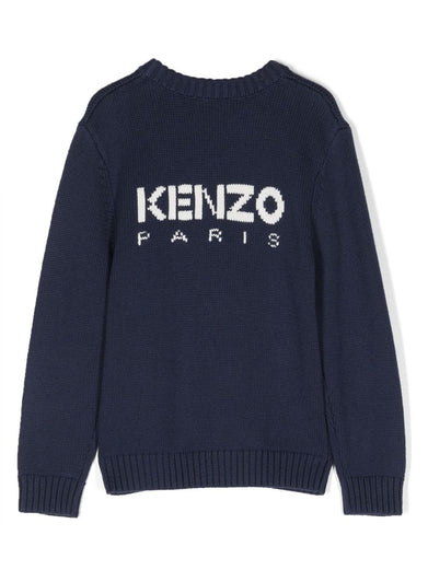 'Ikebana Iconic Boke' knitted sweater