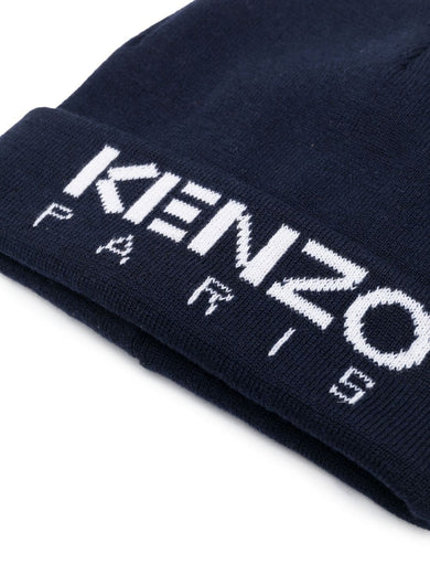 Logo knitted beanie