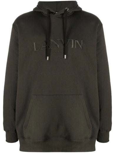 Oversized hoodie with embroidered logo