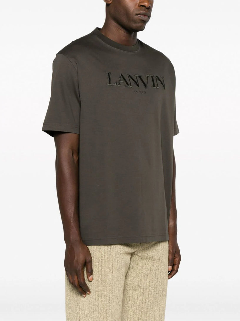 CLASSIC LANVIN PARIS EMBROIDERED T-SHIRT