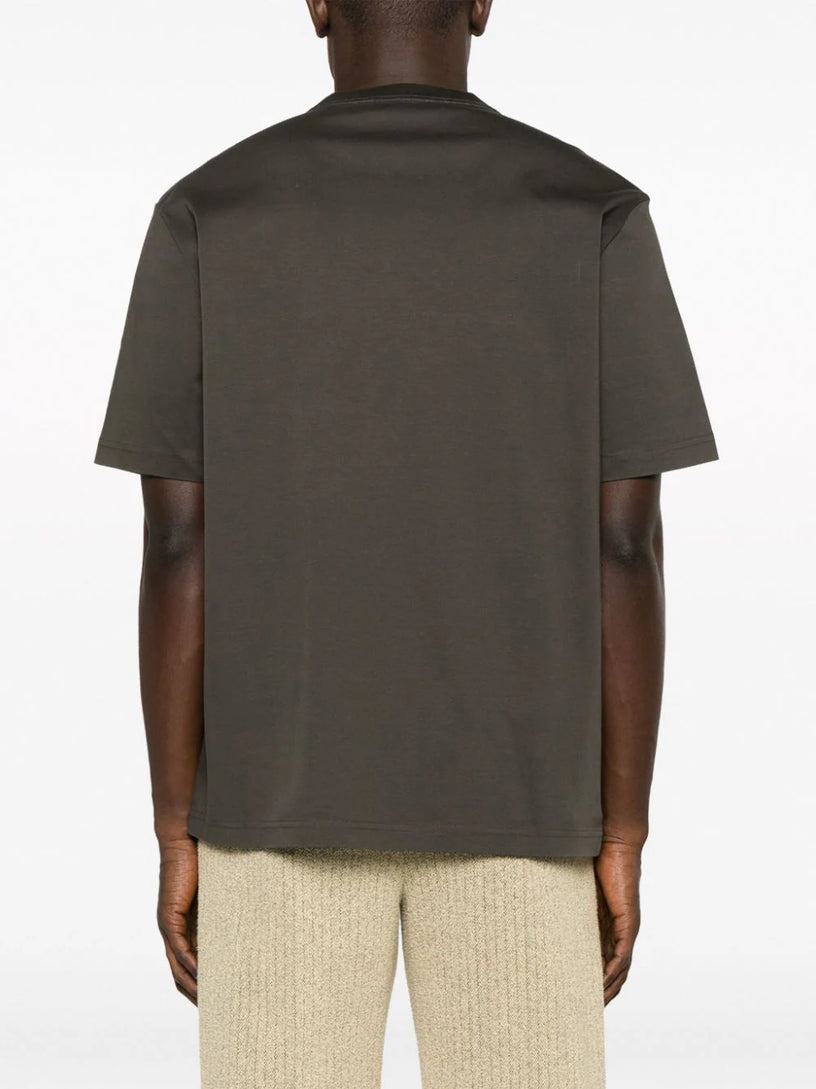 CLASSIC LANVIN PARIS EMBROIDERED T-SHIRT