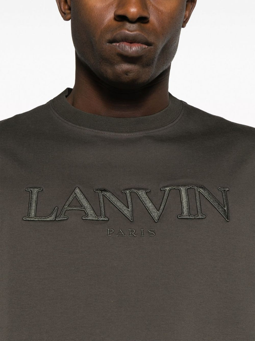 CLASSIC LANVIN PARIS EMBROIDERED T-SHIRT