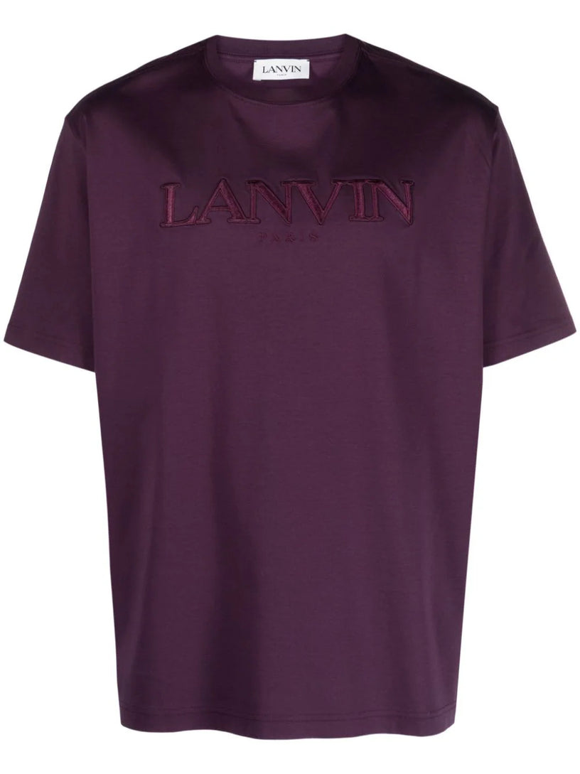 CLASSIC LANVIN PARIS EMBROIDERED T-SHIRT