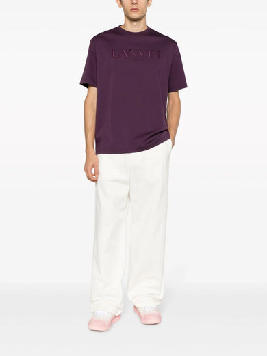 CLASSIC LANVIN PARIS EMBROIDERED T-SHIRT