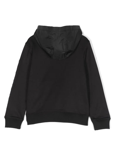 Hooded sweatshirt with zip