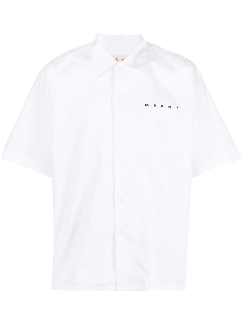 MARNI Logo bowling shirt