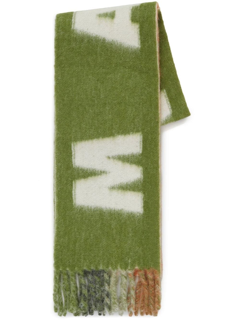 Scarf with Maxi Logo