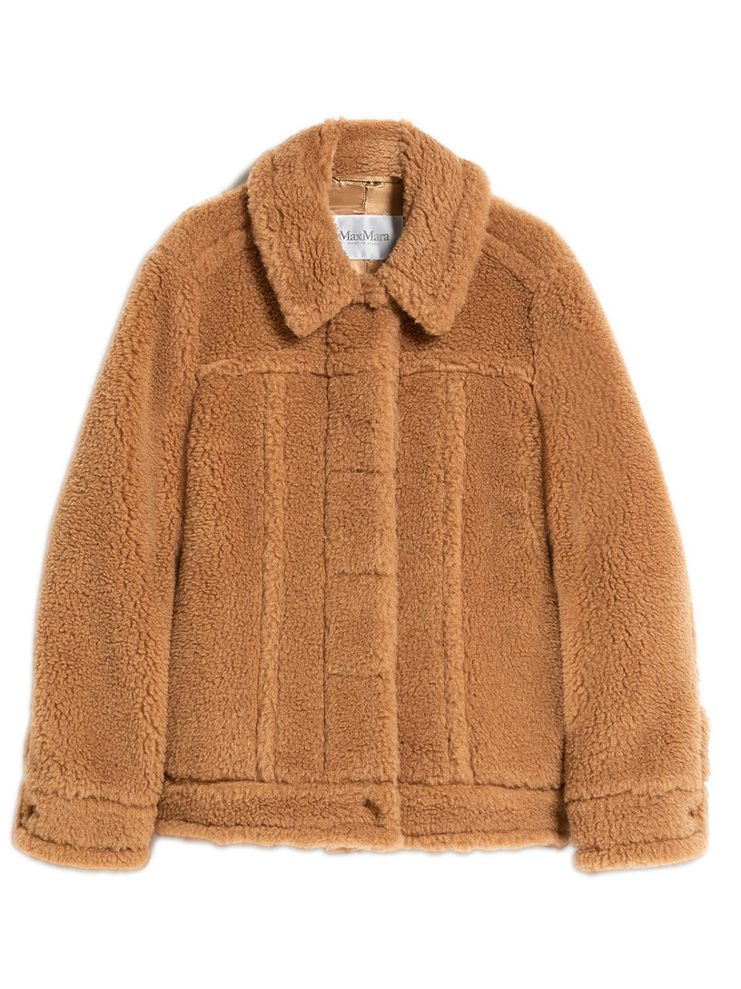 Max Mara Short jacket in teddy fabric