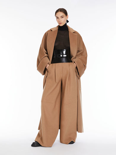 WIDE CAMEL PANTS