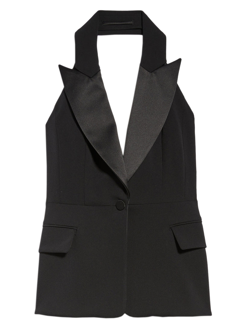 Max Mara Wool tuxedo waistcoat