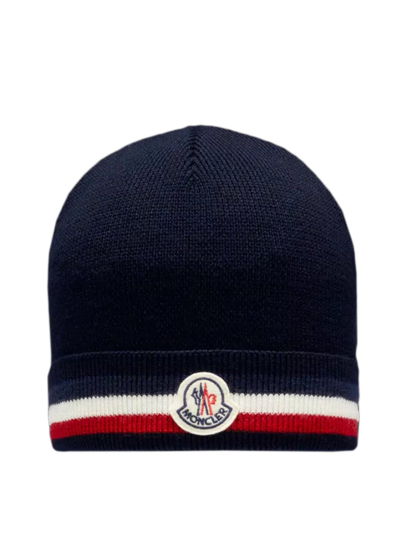 MONCLER Tricolour beanie