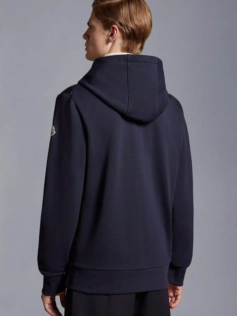 Padded Cotton Zip-Up Hoodie