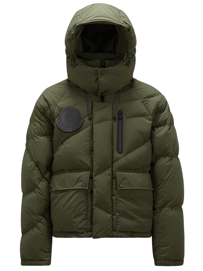 MONCLER GENIUS Chestnut short down jacket moncler x pharrell williams