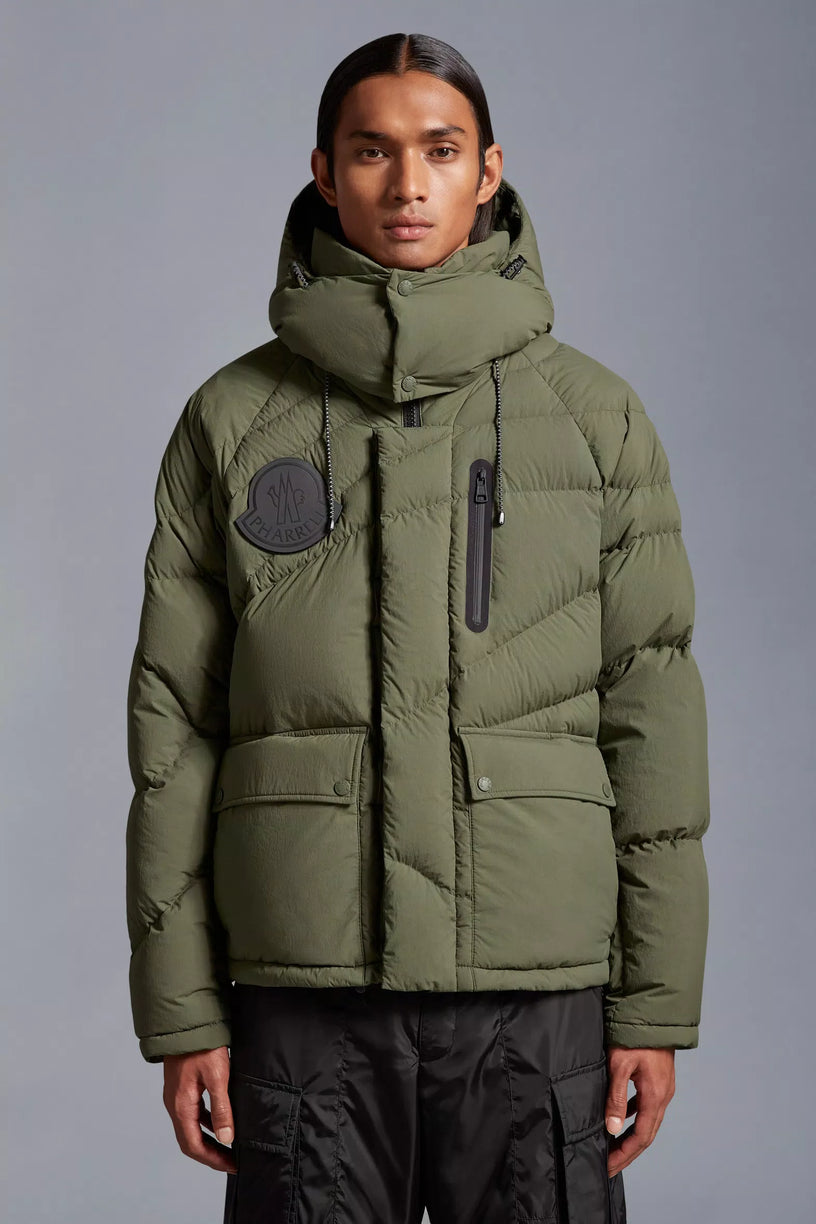 CHESTNUT SHORT DOWN JACKET MONCLER X PHARRELL WILLIAMS