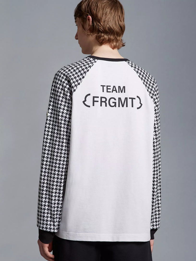 MONCLER GENIUS Houndstooth long sleeve t-shirt