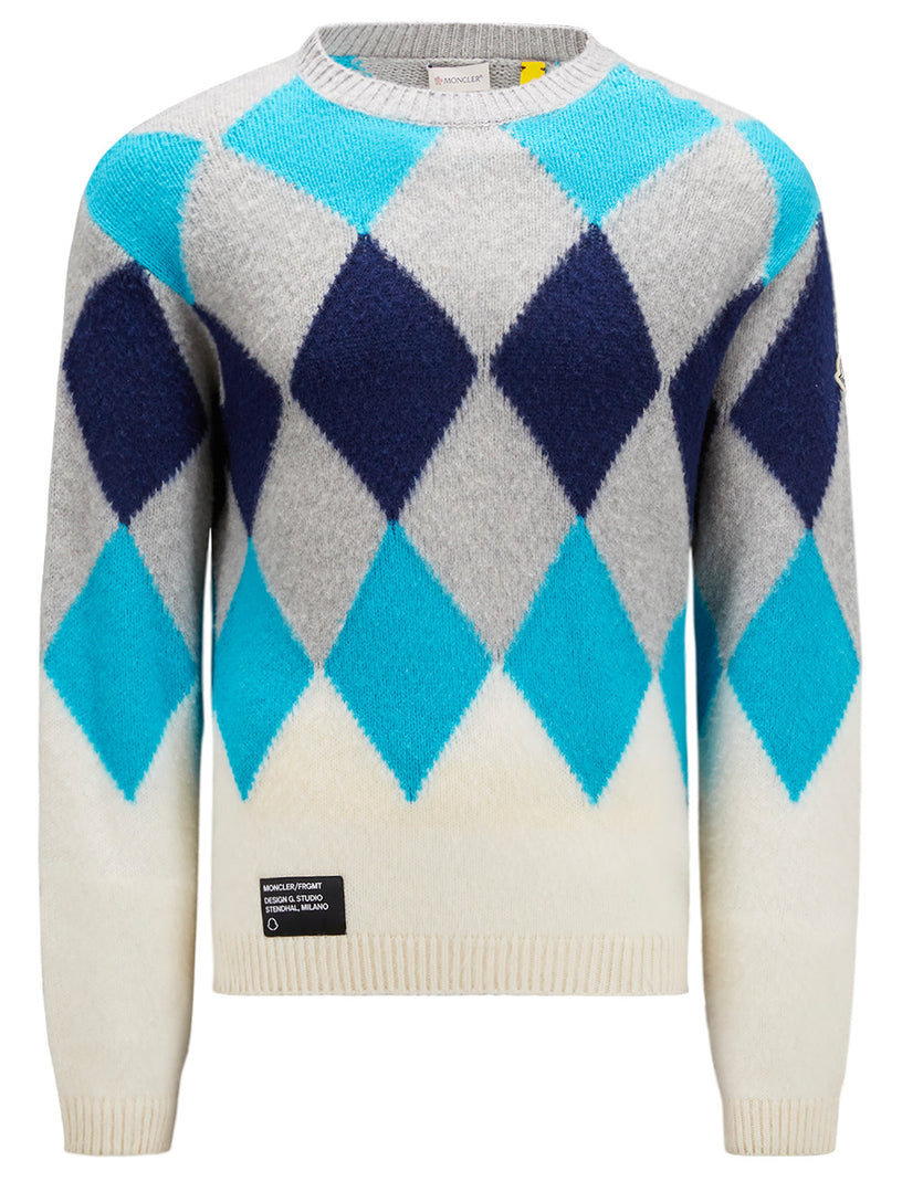 MONCLER GENIUS Argyle jumper