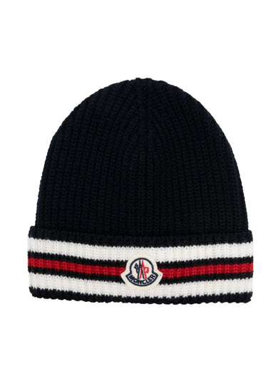 Tricolor Wool Beanie