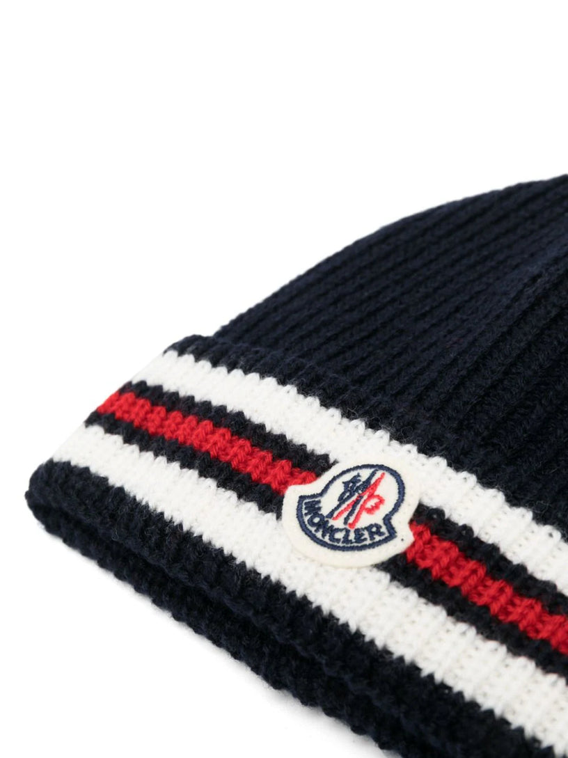 Tricolor Wool Beanie