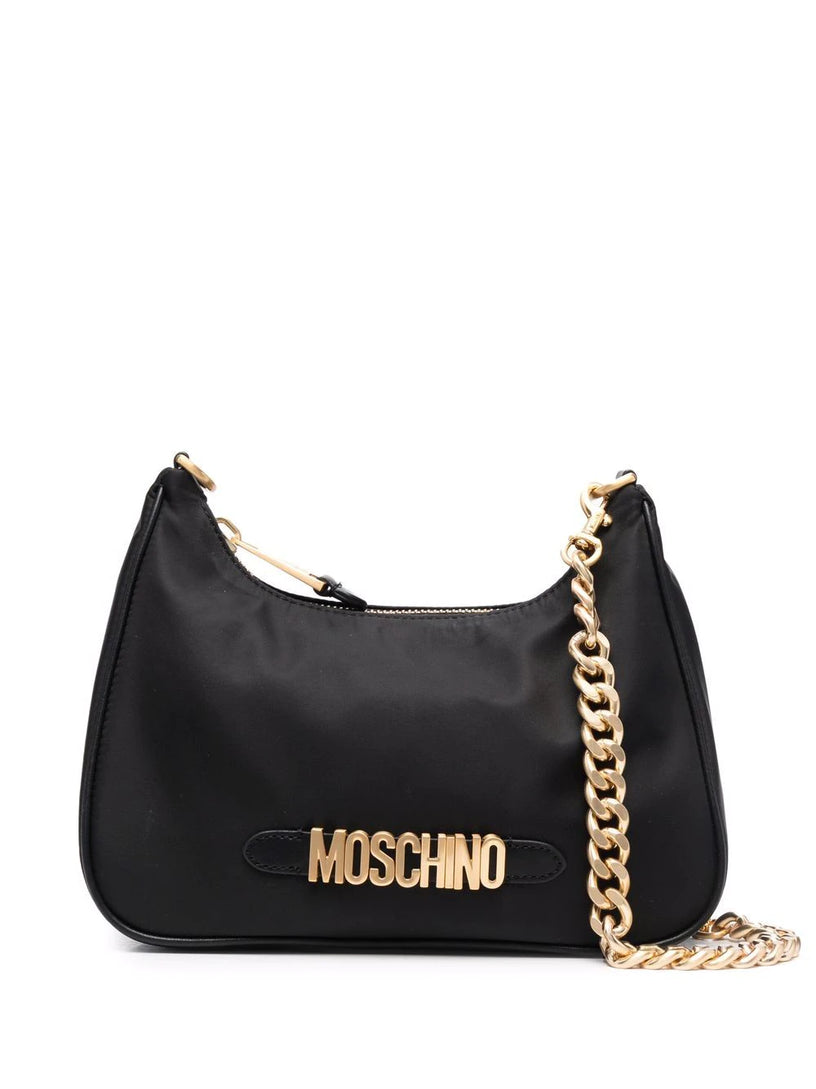 Moschino Lettering logo hobo bag