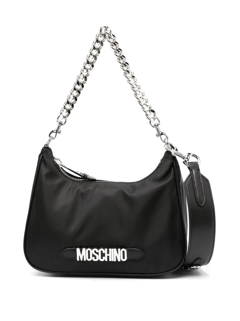 Moschino Lettering logo hobo bag