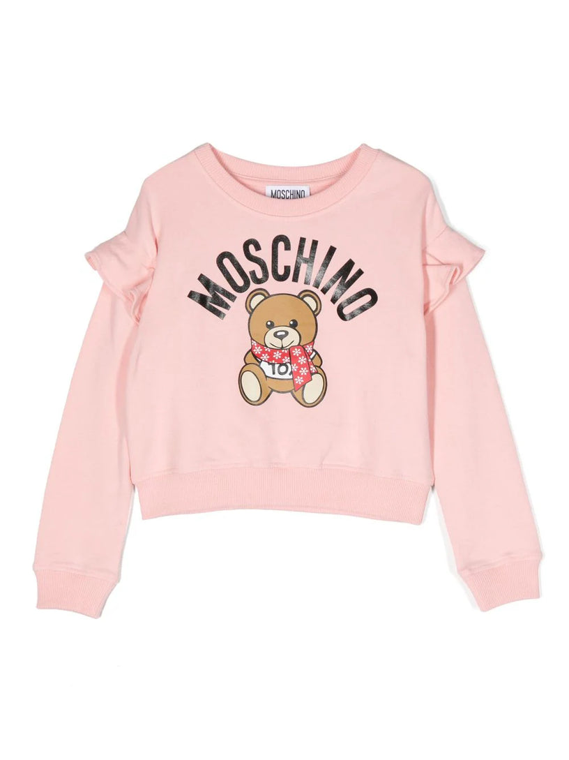 Teddy Bear ruffled sweatshirt