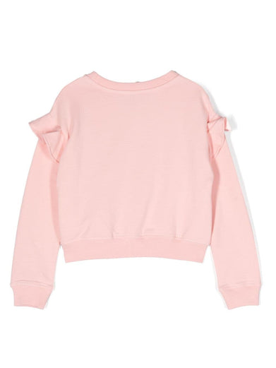 Teddy Bear ruffled sweatshirt