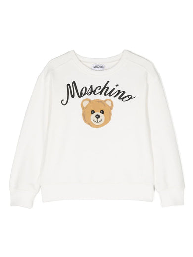 Teddy Bear logo-embroidered sweatshirt